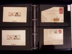 1918-1974, 2 classeurs de Croix-Rouge commençant par quelques lettres avec n°146 et 147 continuant avec les carnets mais surtout des essais de couleurs, des épreuves d'artistes en général signés, des épreuves de l