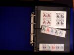 1918-1974, 2 classeurs de Croix-Rouge commençant par quelques lettres avec n°146 et 147 continuant avec les carnets mais surtout des essais de couleurs, des épreuves d'artistes en général signés, des épreuves de l