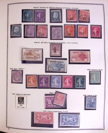 1849-2000 Collection commençant par une faible partie