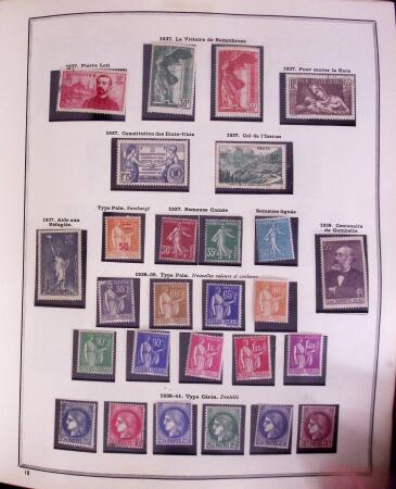 1849-2000 Collection commençant par une faible partie