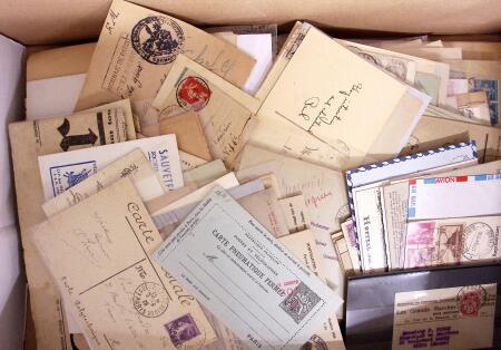 1900-1960 Ensemble de plusieurs centaines de lettres