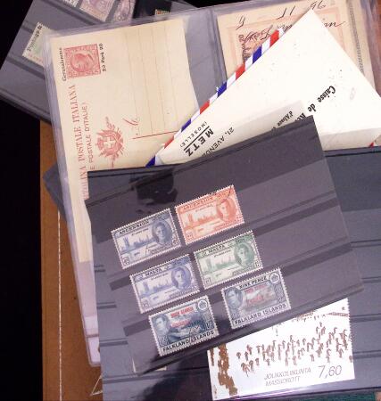 1880-1960 Lot with collection of Australia, also GB and other British colonies, also ca100 all-world covers