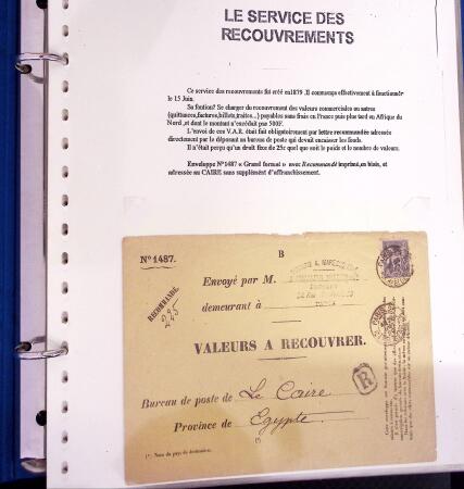1810-1968 Lot comportant un classeur façon exposition
