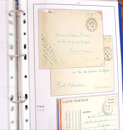 1810-1968 Lot comportant un classeur façon exposition