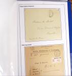 1810-1968 Lot comportant un classeur façon exposition