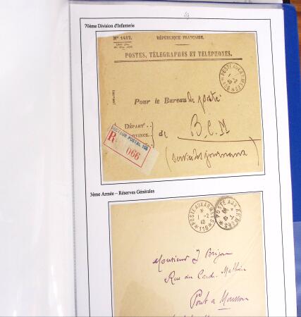1810-1968 Lot comportant un classeur façon exposition