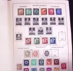 1855-1945 Old-time collection in two old-time albums,