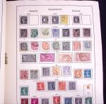 1855-1945 Old-time collection in two old-time albums,