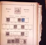 1855-1945 Old-time collection in two old-time albums,