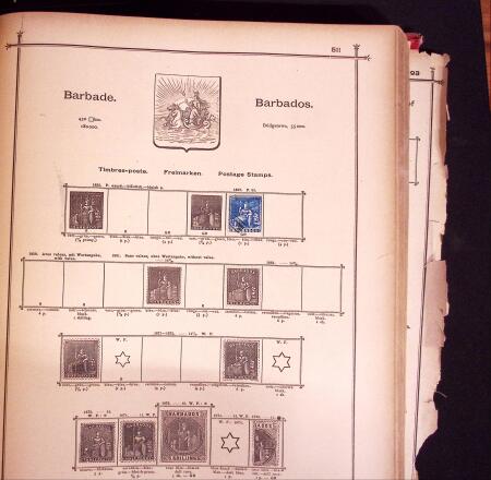 1855-1945 Old-time collection in two old-time albums,
