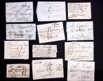 1740-1850 238 marques postales  avec cursives, avec