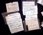 1740-1850 238 marques postales avec cursives, avec