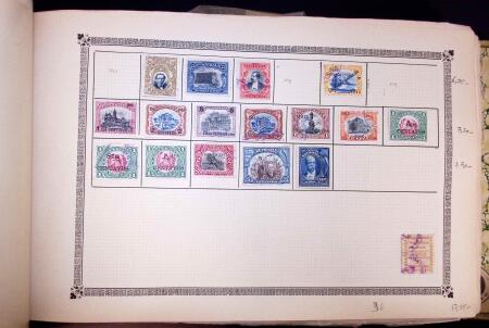 1850-1920, Old-time album, quite complete with countries ranging from Guatemala to Panama