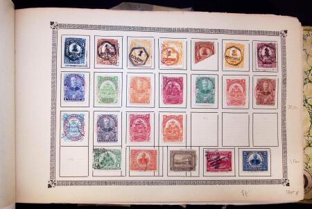1850-1920, Old-time album, quite complete with countries ranging from Guatemala to Panama