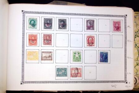 1850-1920, Old-time album, quite complete with countries ranging from Guatemala to Panama