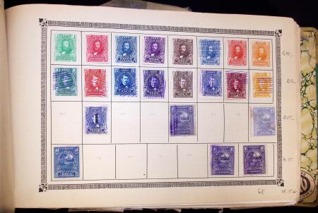 1850-1920, Old-time album, quite complete with countries ranging from Guatemala to Panama