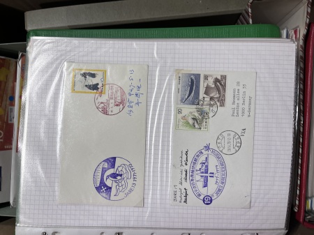 1962-2003, 100s of covers from the Antarctic French