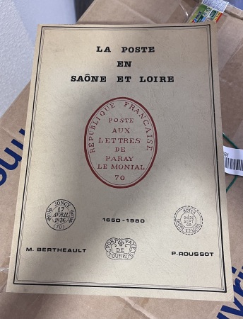 Bibliothèque philatélique : La Poste en Saône et