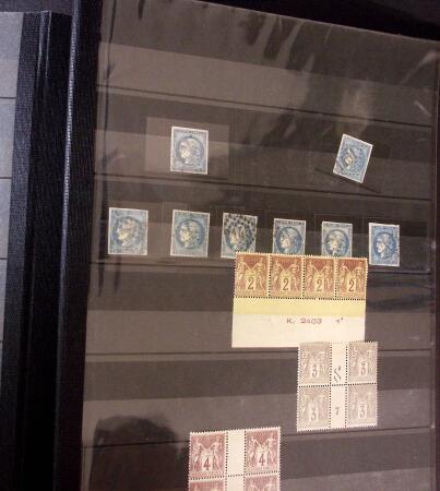 1849-1990, Collection de timbres de France, aussi lettres