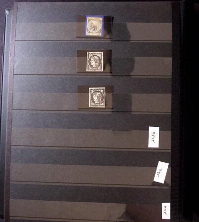 1849-1990, Collection de timbres de France, aussi lettres