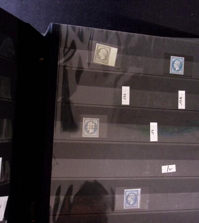 1849-1990, Collection de timbres de France, aussi lettres