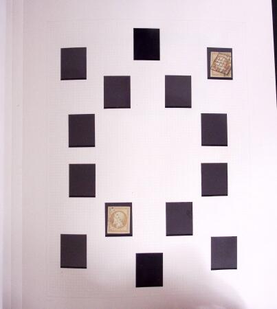 1849-1990, Collection de timbres de France, aussi lettres