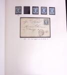 1849-1990, Collection de timbres de France, aussi lettres
