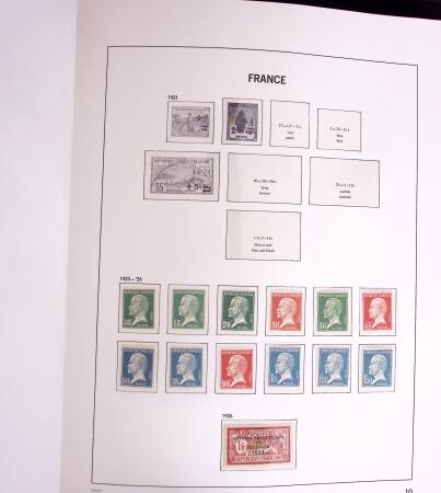 1849-1990, Collection de timbres de France, aussi lettres