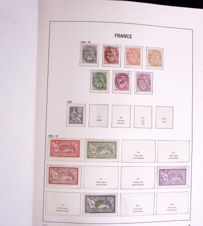 1849-1990, Collection de timbres de France, aussi lettres