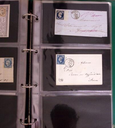 1849-1990, Collection de timbres de France, aussi lettres