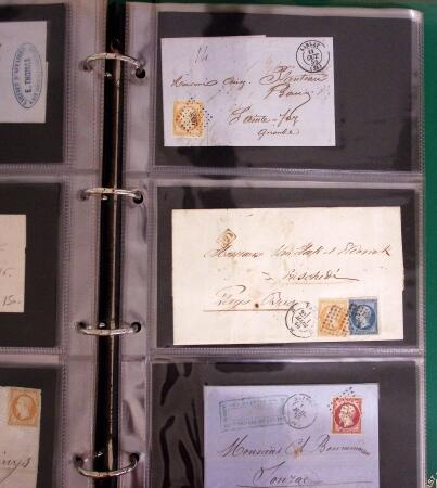 1849-1990, Collection de timbres de France, aussi lettres