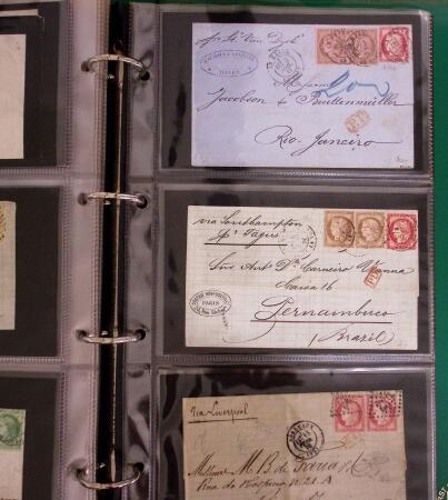 1849-1990, Collection de timbres de France, aussi lettres
