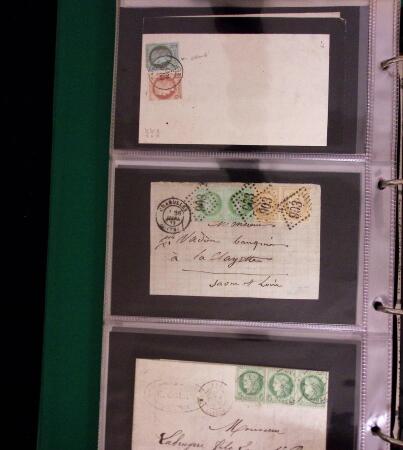 1849-1990, Collection de timbres de France, aussi lettres