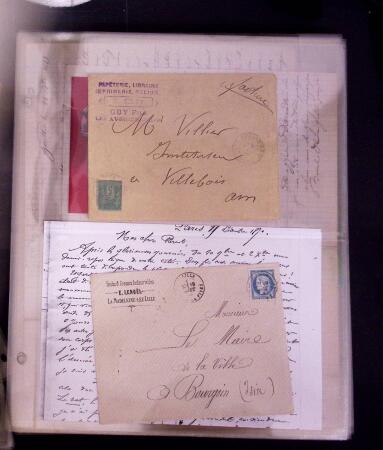 1740-1950, Très sympathique lot de lettres avec 1ère