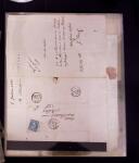 1740-1950, Très sympathique lot de lettres avec 1ère