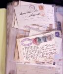 1740-1950, Très sympathique lot de lettres avec 1ère