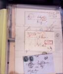 1740-1950, Très sympathique lot de lettres avec 1ère