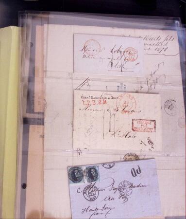 1740-1950, Très sympathique lot de lettres avec 1ère