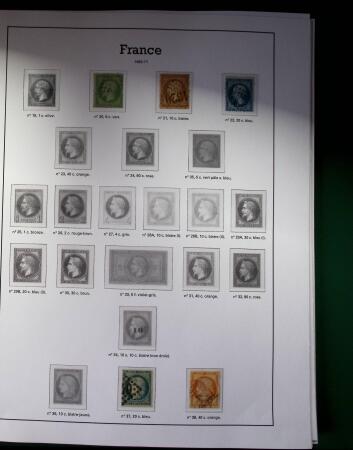 1860-2007, Collection de France en albums Yvert avec