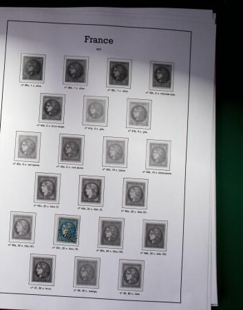 1860-2007, Collection de France en albums Yvert avec