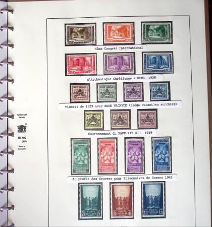 Papal States, Vatican & Order of Malta collections