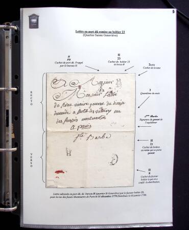 1734-1878, Collection d'exposition LE COURRIER DE PROXIMITE en 80 pages très bien expliquées, à noter , etc., des lettres manquent car réutilisées dans une autre présentation
