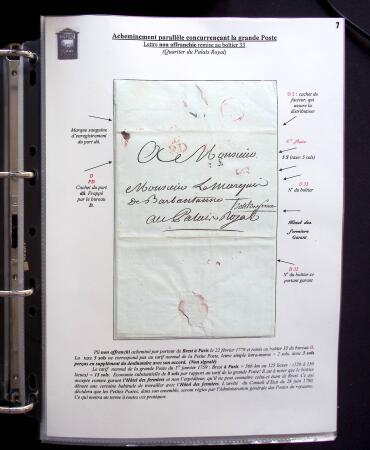 1734-1878, Collection d'exposition LE COURRIER DE PROXIMITE en 80 pages très bien expliquées, à noter , etc., des lettres manquent car réutilisées dans une autre présentation