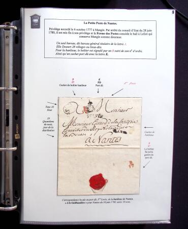1734-1878, Collection d'exposition LE COURRIER DE PROXIMITE en 80 pages très bien expliquées, à noter , etc., des lettres manquent car réutilisées dans une autre présentation