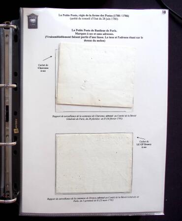1734-1878, Collection d'exposition LE COURRIER DE PROXIMITE en 80 pages très bien expliquées, à noter , etc., des lettres manquent car réutilisées dans une autre présentation