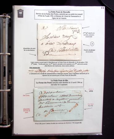 1734-1878, Collection d'exposition LE COURRIER DE PROXIMITE en 80 pages très bien expliquées, à noter , etc., des lettres manquent car réutilisées dans une autre présentation