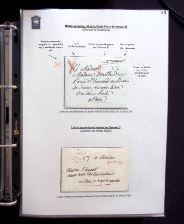 1734-1878, Collection d'exposition LE COURRIER DE PROXIMITE en 80 pages très bien expliquées, à noter , etc., des lettres manquent car réutilisées dans une autre présentation