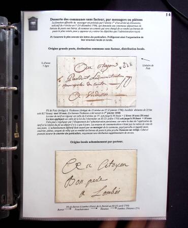 1734-1878, Collection d'exposition LE COURRIER DE PROXIMITE en 80 pages très bien expliquées, à noter , etc., des lettres manquent car réutilisées dans une autre présentation