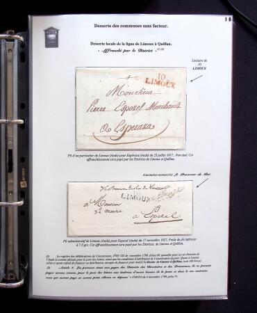 1734-1878, Collection d'exposition LE COURRIER DE PROXIMITE en 80 pages très bien expliquées, à noter , etc., des lettres manquent car réutilisées dans une autre présentation