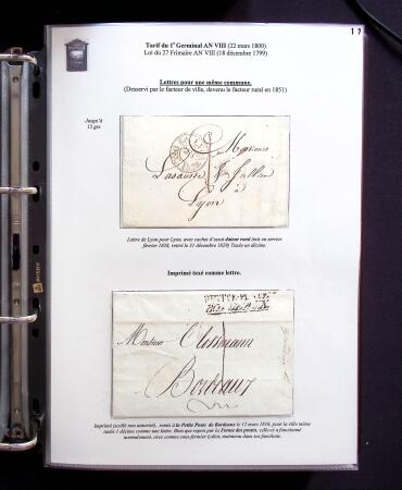 1734-1878, Collection d'exposition LE COURRIER DE PROXIMITE en 80 pages très bien expliquées, à noter , etc., des lettres manquent car réutilisées dans une autre présentation